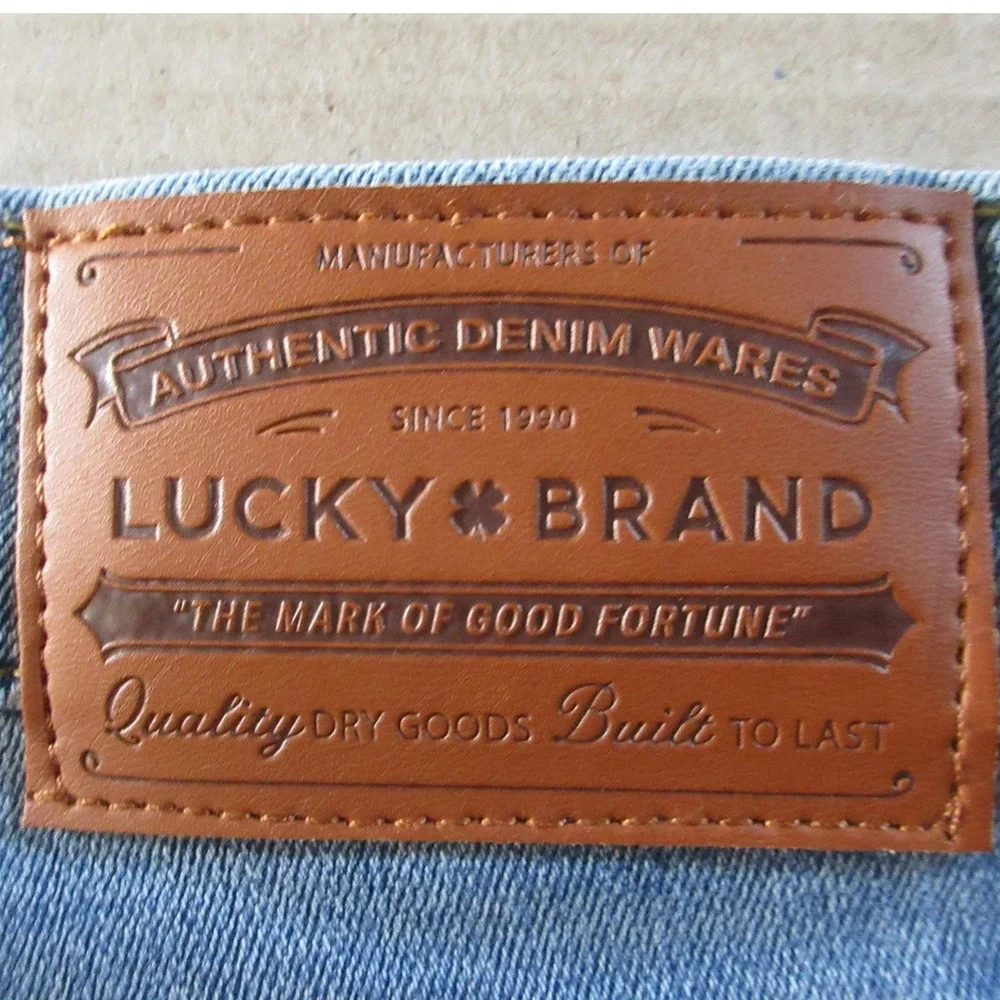 LUCKY BRAND 223 Straight Leg Jeans Mens Sz 34x29 Blue Classic Stretch Denim NWT